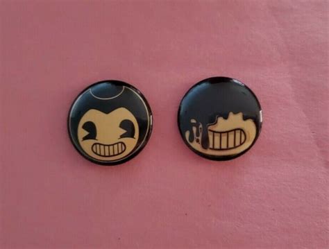 Bendy And Ink Bendy Pinsbuttons Or Magnets Ebay