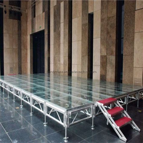 Aluminium Easy Assemble Acrylic Platform Wedding Stage For Sale China