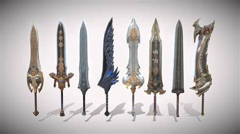 Battle Swords Buy Royalty Free 3d Model By Jacob Shearston