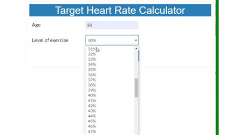 Target Heart Rate Calculator Karvonen Formula Youtube