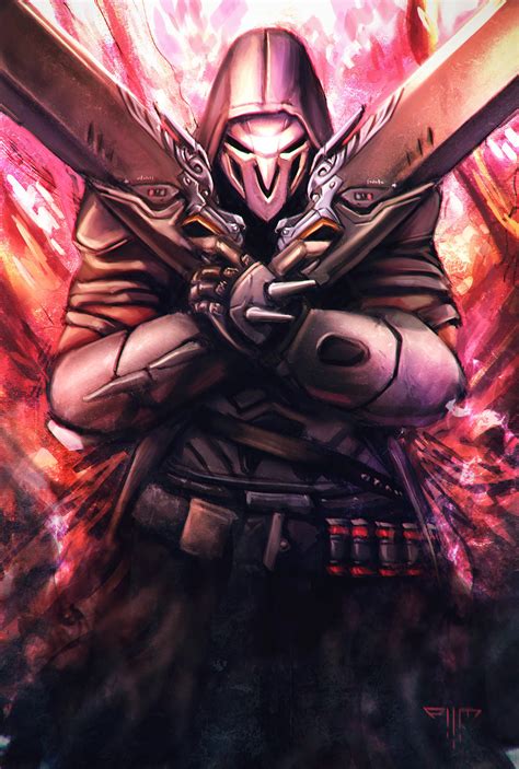 Overwatch Reaper By Aim Art On Deviantart