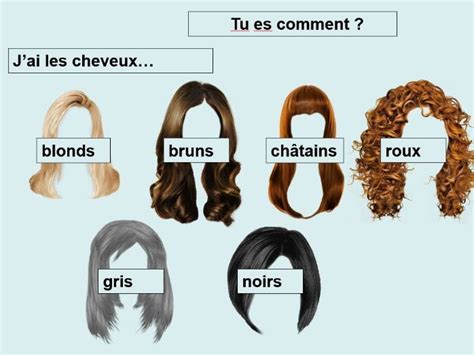 Introduction Hair And Eye Colour French Teaching Resources