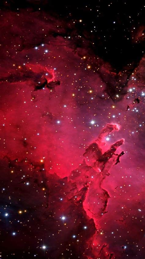 Red Nebula Galaxy Iphone Wallpaper Nebula Astronomy