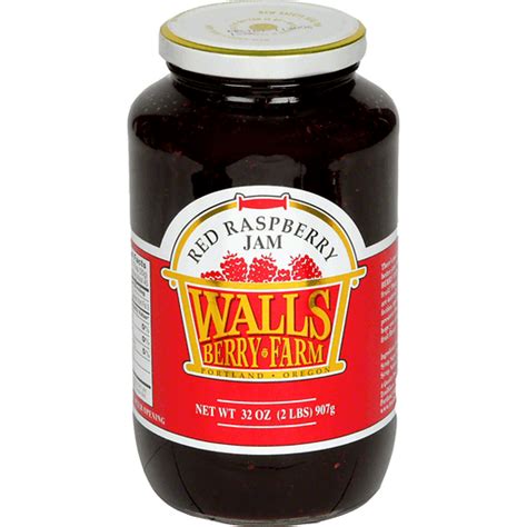 Walls Berry Farm Red Raspberry Jam Shop Hames Corporation
