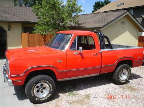 Buy Used 1974 Dodge Power Wagon 4x4 In Bend Oregon United States