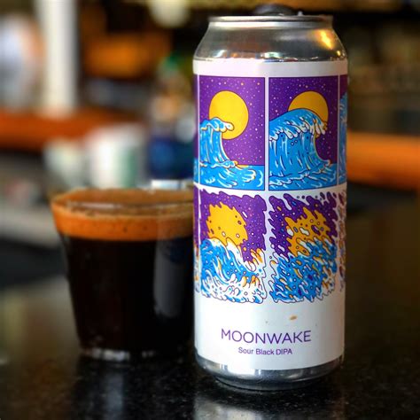 Hudson Valley Moonwake Black Sour Ipa With Raspberry And White
