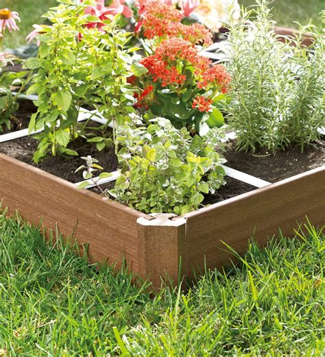 Square Foot Grid Raised Bed Garden Kit Plowhearth