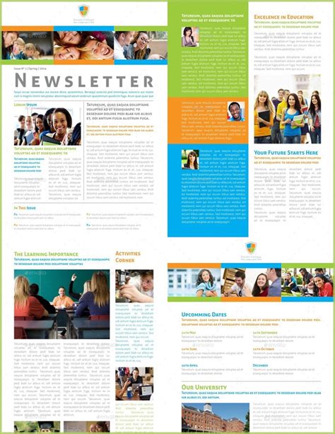 College Newsletter Templates Free Printable Templates
