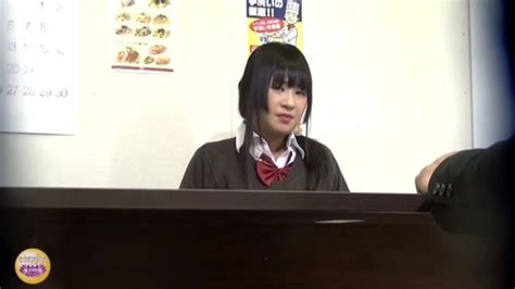 Japanese School Girl Wets Panties While Speaking With Man Female
