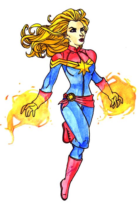 Captain Marvel Carol Danvers Starforce Png By Metropo