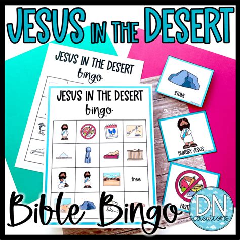 Bible Bingo Jesus Tempted In The Desert L Jesus In The Wilderness Bible