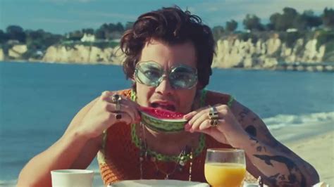 Harry Styles Watermelon Sugar Music Video Is All About Touching Video