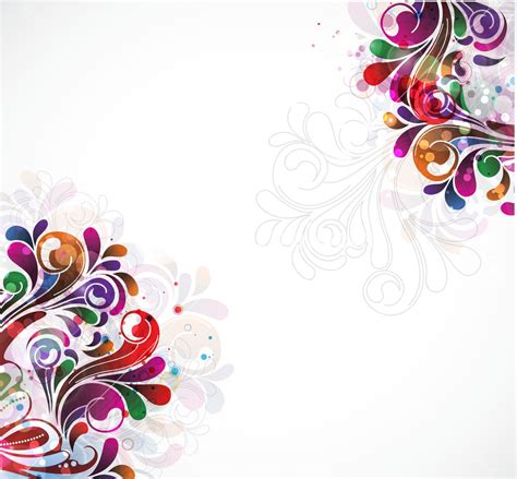 Colorful Swirls Background Vector Illustration Royalty Free Stock Image