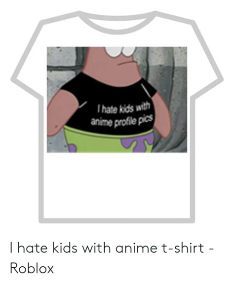Roblox Anime Shirt