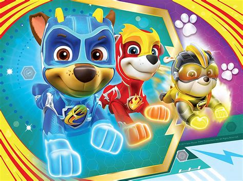 Ravensburger 4 Puzzles In A Box Paw Patrol Mighty Pups Toys N Tuck