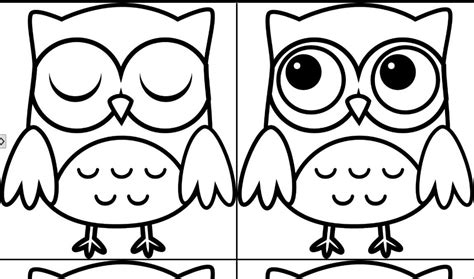 There is also a super cute mama owl & baby owl version over on hattifant. Cute Owls Coloring Pages - Coloring Home