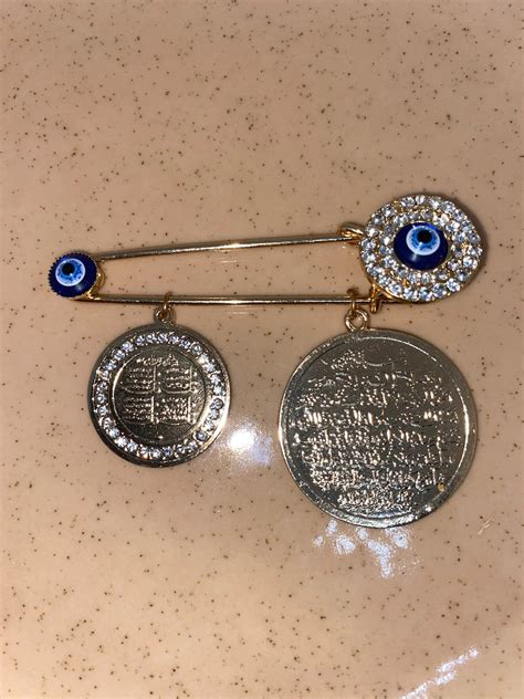 Handmade Mashallah Turkish Evil Eye Broochpin Jewellery In Etsy