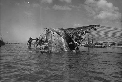 Righting And Re Floating Of The Capsized Battleship Oklahoma The