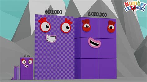 Looking For Numberblocks Comparison 6 To 6000000 Giant Numberblocks