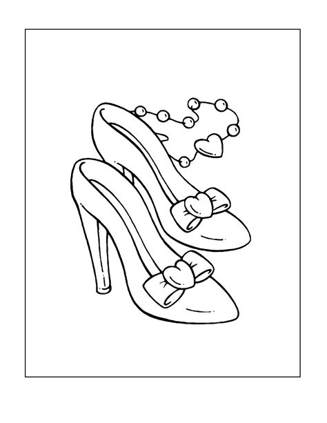 Shoes Coloring Pages Printable Coloring Pages
