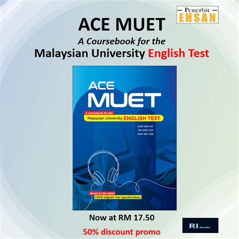 Penerbit Ehsan Ace Muet A Course Book For The Malaysian University