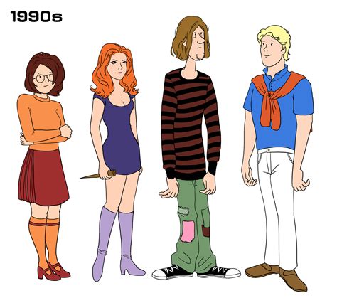 Scooby Doo Gang Styled Through The Decades Of The 20th Century — Geektyrant