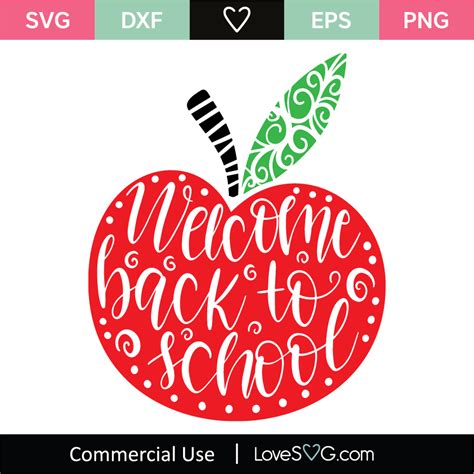 Welcome Back To School Svg Cut File