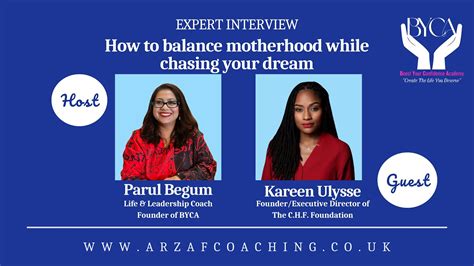 How To Balance Motherhood While Chasing Your Dream Expert Interview With Kareen Ulysse 2022