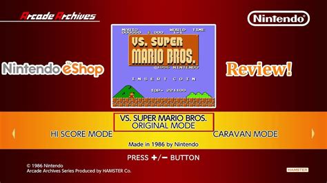 Arcade Archives Vs Super Mario Bros Review Nintendo Switch Youtube