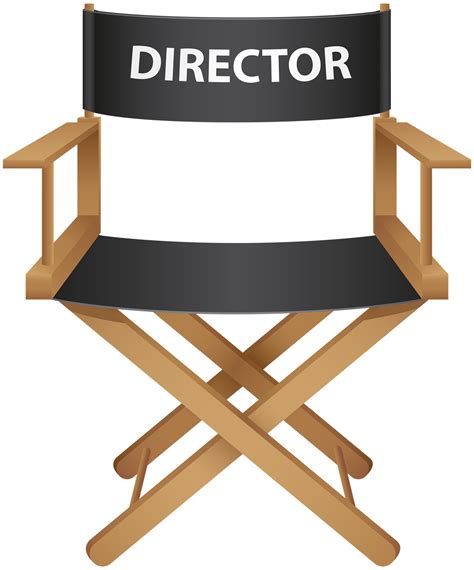 Directors Chair Transparent 13532367 Png