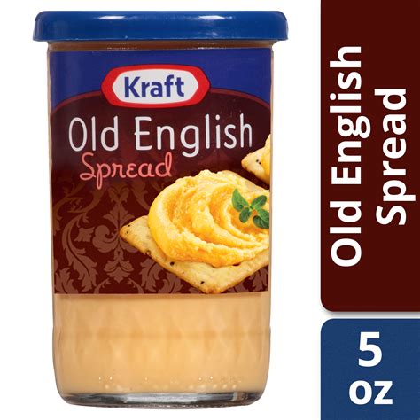 Kraft Old English Sharp Cheddar Cheese Spread 5 Oz Jar Walmart Com