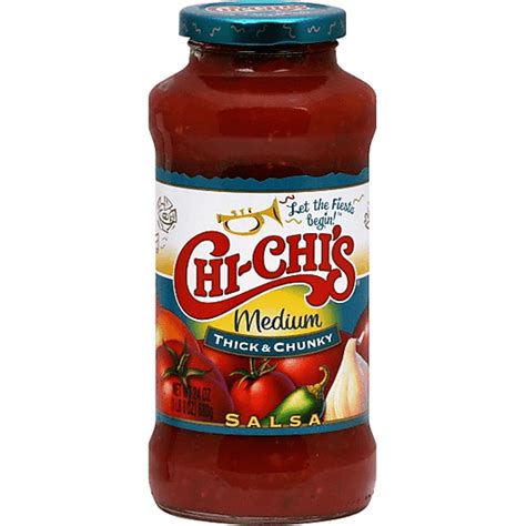 chi chi s medium thick and chunky salsa salsa jarred non refrigerated big y foods