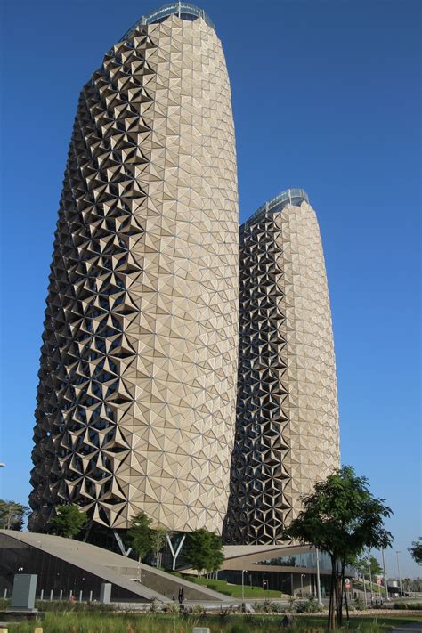 Al Bahar Towers Abu Dhabi Uae 건축 패널 디자인 건축