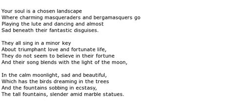Paul Verlaine Poems My Poetic Side