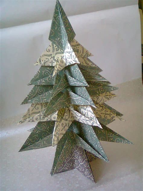 Simple Origami Christmas Tree Christmas Origami Origami Christmas