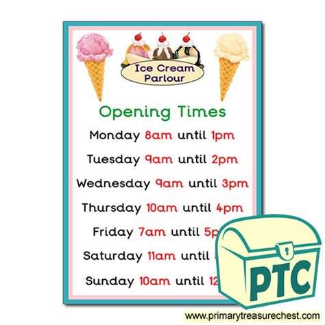 Choose your favorite icecream flavor and start playing. Ice Cream Parlour Role Play Resources - Primary Treasure Chest