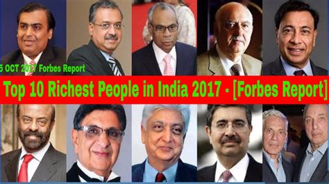 The definitive list of the world's billionaires, presented by forbes. Top 10- Richest People in India 2017 in Hindi -Forbes List 5 Oct 2017 - YouTube