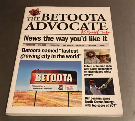 The Betoota Advocate Round Up By The Betoota Advocate Paperback 2017