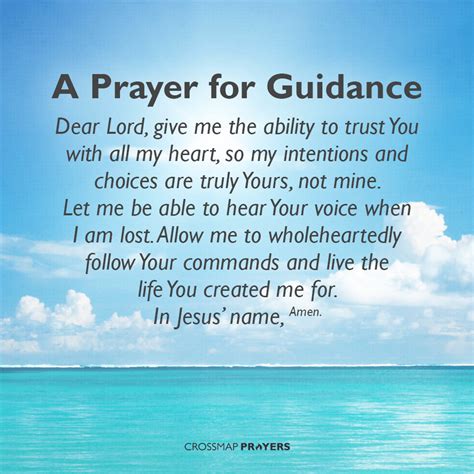 Prayer For Guidance