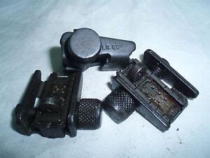 M CARBINE STAMPED ADJUSTABLE REAR SIGHT J A O MARKED WWII
