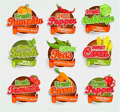 Printable Vegetable Labels