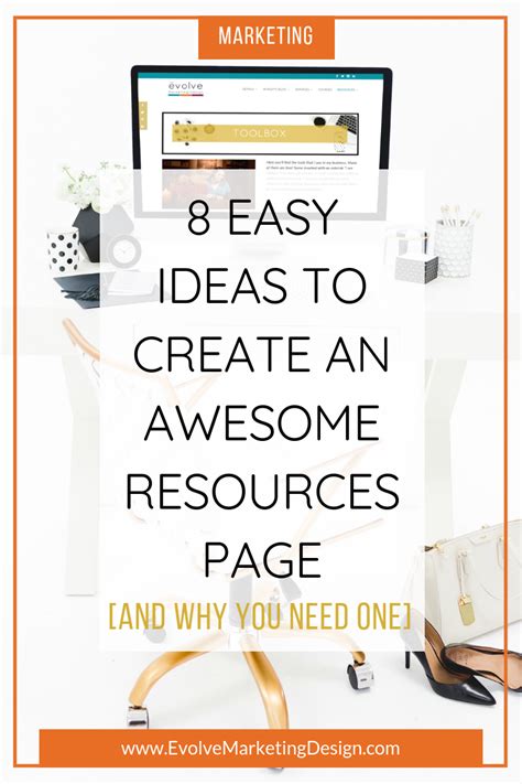 8 Easy Ideas To Create An Awesome Resources Page Evolve Marketingdesign