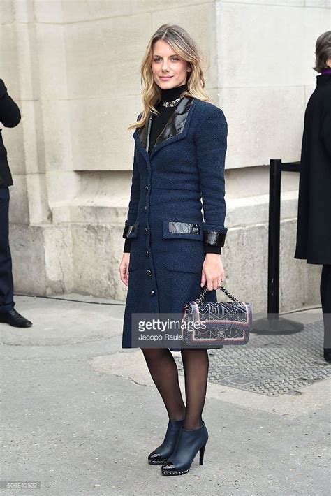 Melanie Laurent Arrives At The Chanel Fashion Show Paris Fashion Week