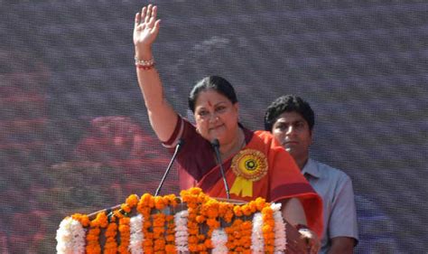 Vasundhara Raje Lashes Out At Opposition Says Congress In Power Had No