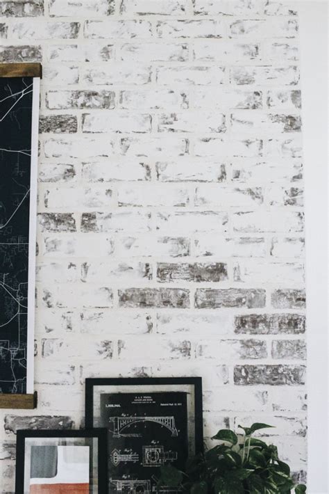 Spread the joint compound across the wall over the tapes with a trowel. How To: DIY Faux Brick Wall - Within the Grove