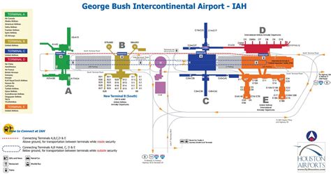 George Bush International Airport Map Hdyti