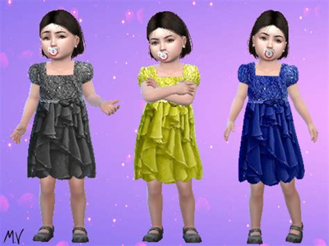 The Sims Resource Baby Party Dress