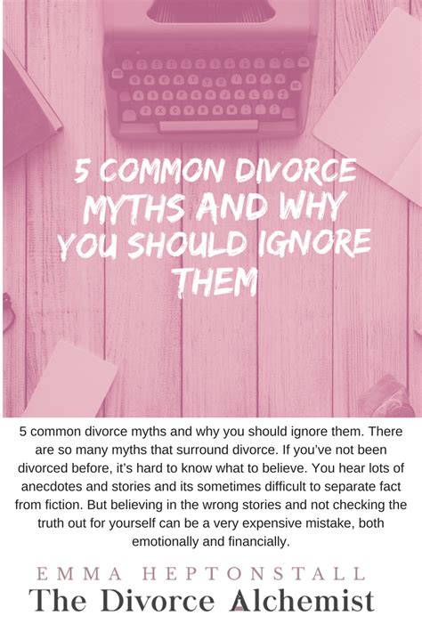 5 Common Divorce Myths And Why You Should Ignore Them Divorce Advice Divorce Divorce Support