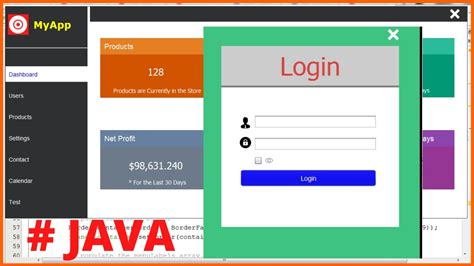 Java Project Tutorial How To Design Login And Dashboard Form In Java