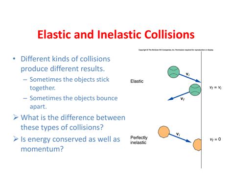 During the extremely brief interval of a collision, the contact interaction between the colliding objects tends to dominate all other forces acting on those objects. Elastic and Inelastic Collisions